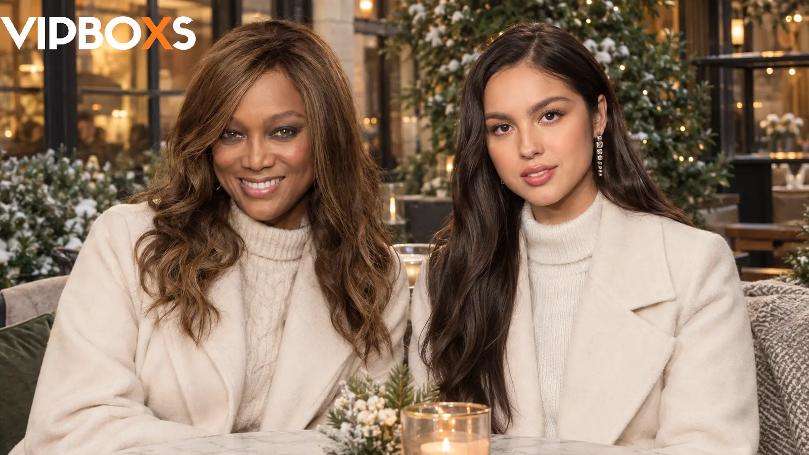 Olivia Rodrigo and Tyra Banks