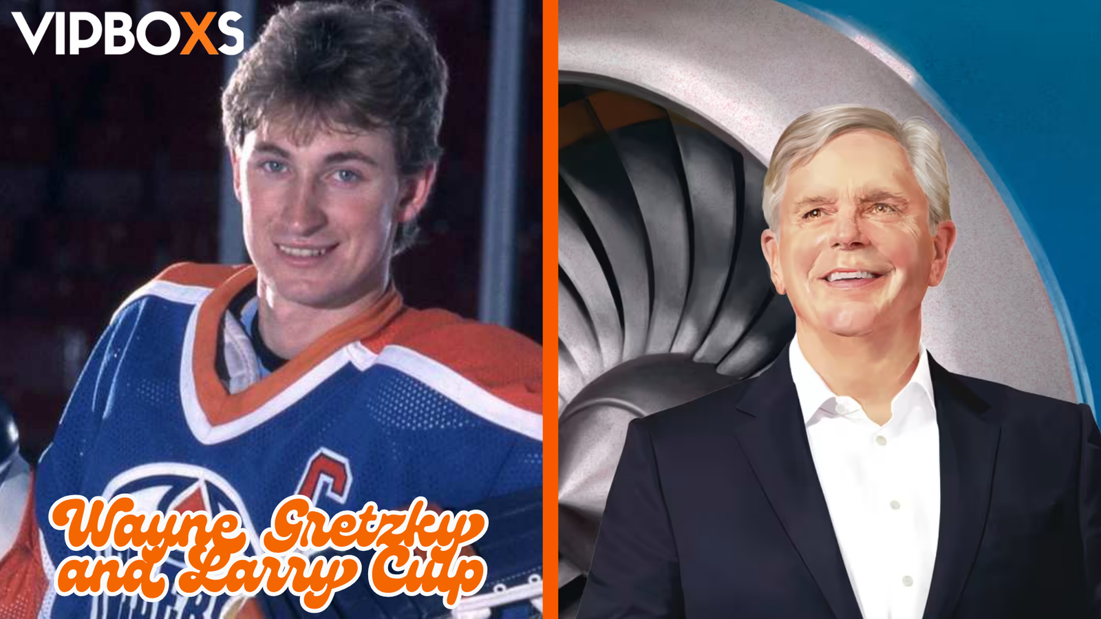 Wayne Gretzky and Larry Culp
